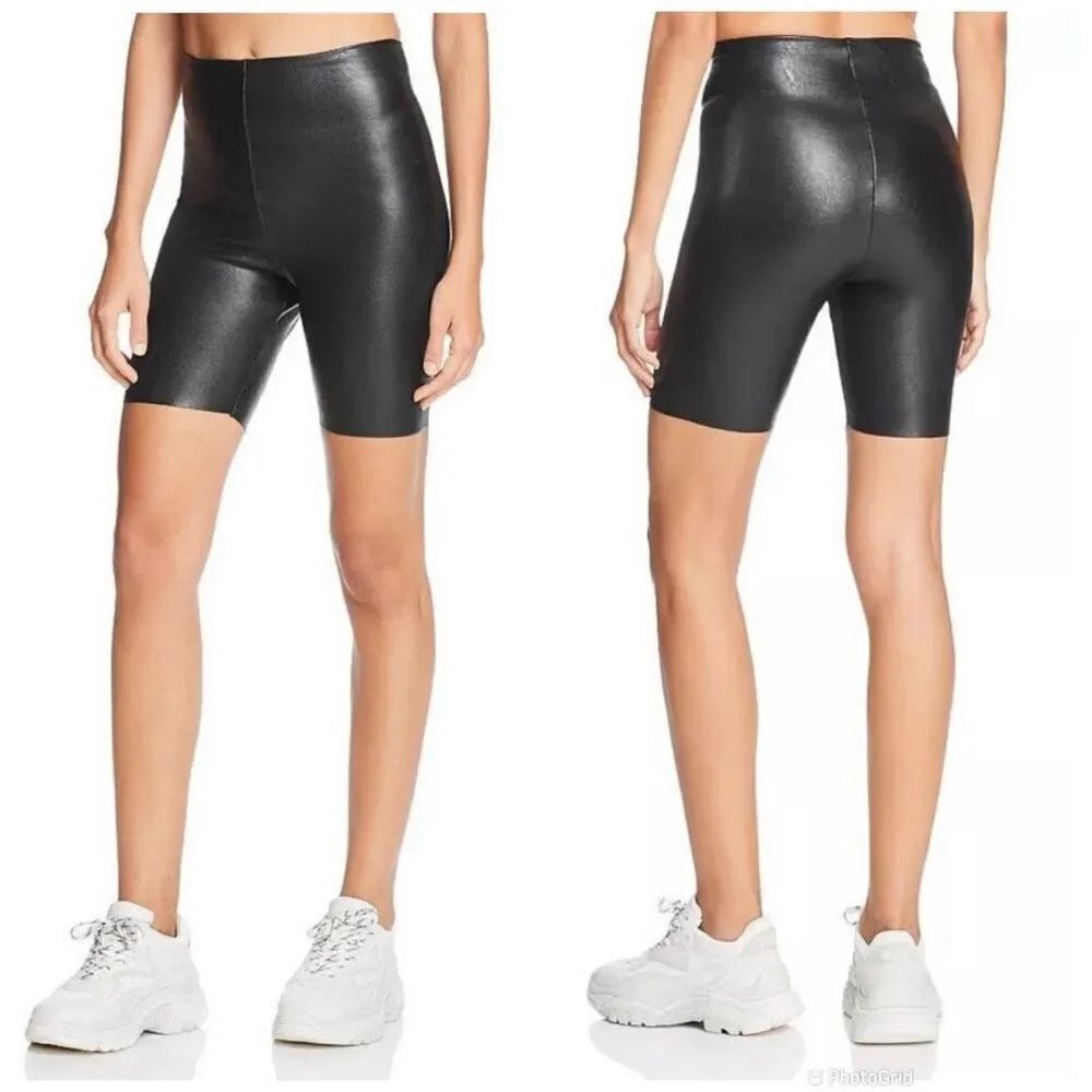 Commando Faux Leather Bike Shorts